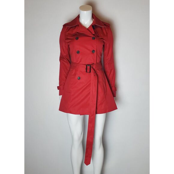 Banana Republic Factory Jackets & Blazers - Banana Republic Red Trench Coat
